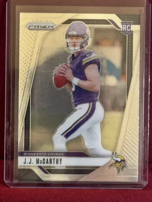 2024 Panini Prizm J.J. McCarthy Base RC front