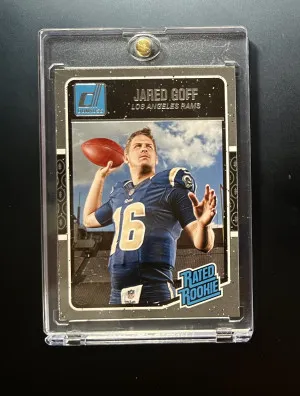 2016 Panini Donruss Jared Goff Rated Rookie front