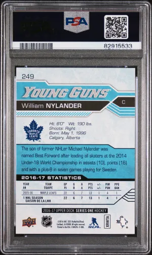 2016 Upper Deck William Nylander back