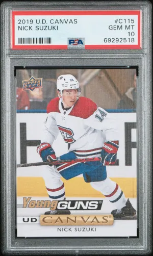 2019 Upper Deck Canvas Nick Suzuki front