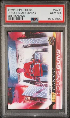 2022 Upper Deck Ud Canvas Juraj Slafkovsky Ud Canvas front