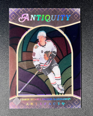 2024-25 UD Artifacts Connor Bedard Antiquity front