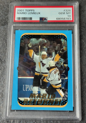 2001 Topps Mario Lemieux #326 front