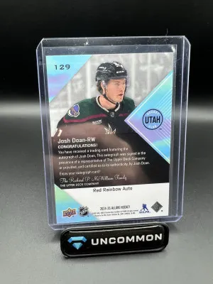 Josh Doan Allure Rookie Auto back