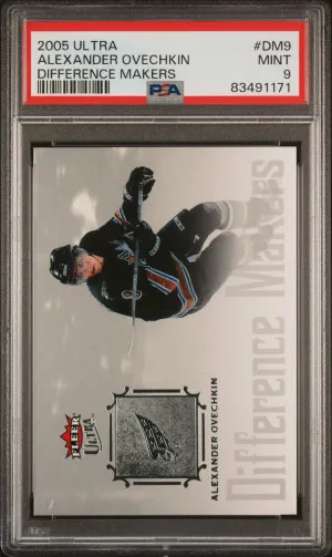 2005 Ultra Difference Makers Alexander Ovechkin Difference Makers front