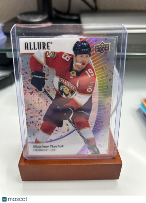 2023-24 Upper Deck Allure Matthew Tkachuk #76 Confetti front