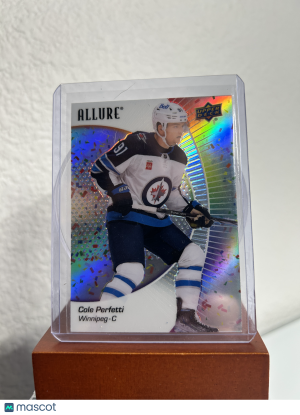 2023-24 Upper Deck Allure Hockey Cole Perfetti #37 Confetti front