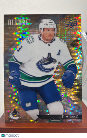 2024-25 Upper Deck Allure J.T. Miller Gold Glitter Bomb 151/199 front