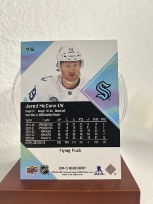 2024-25 Upper Deck Allure Hockey Jared McCann #75 Flying Puck back