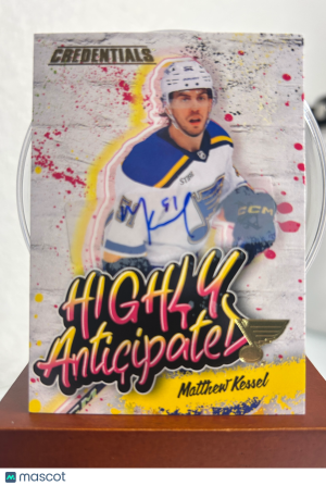 2023-24 Upper Deck Credentials Matthew Kessel #HA-29 front