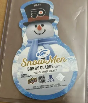 2023-24 UD Ice Bobby Clarke #SM-52 SnowMen back