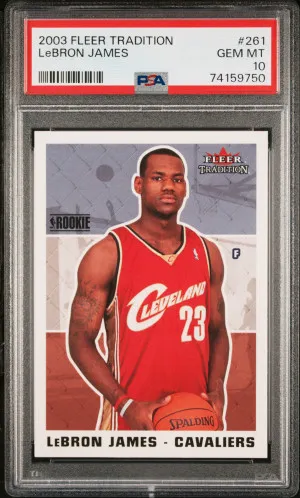 2003 Fleer Tradition Lebron James front