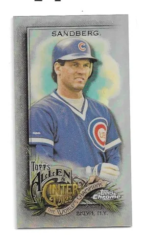 2022 Topps Allen & Ginter Chrome Mini #70 Ryne Sandberg - Chicago Cubs front