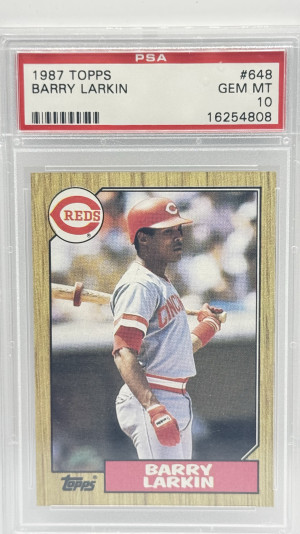 1987 Topps Barry Larkin front