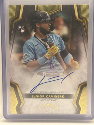 2024 Topps Five Star Junior Caminero Rookie Auto Autograph #fsa-jc front