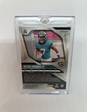 2024 Prizm Brian Thomas Jr Silver Rookie Auto back