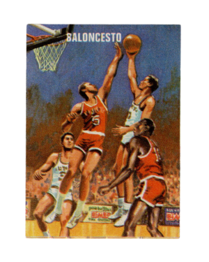 1973-74 Bimbo El Libro de las Adivinanzas #225 Baloncesto (Spanish Basketball Card) front