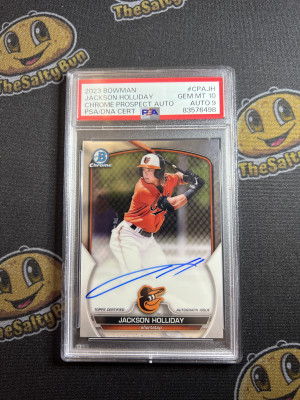 2024 Bowman Chrome Draft Jackson Holliday 1st Auto — PSA 10