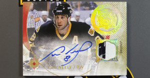 2016-17 Ultimate Collection Signature Material Laureates Stick /99 Cam Neely front