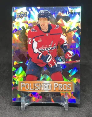2024-25 Upper Deck Allure Hockey Evgeny Kuznetsov Orange Polished Pros Insert front