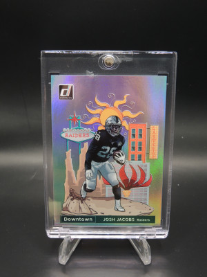 2020 Donruss Josh Jacobs Downtown front