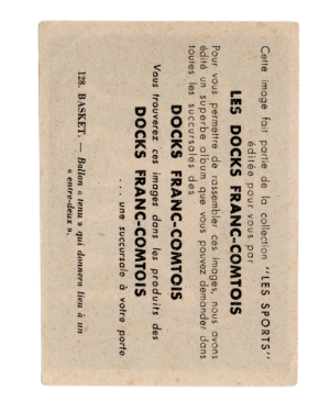 1952 Motte Cordonnier Les Sports Par Les Images #128 Basketball (France) back
