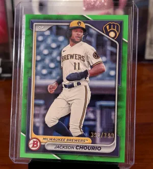 2024 Bowman Paper Prospect Jackson Chourio /399 front