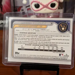 2024 Bowman Paper Prospect Jackson Chourio /399 back