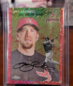 2023 Topps Chrome Platinum Jeff Bagwell /100 front