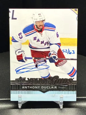 2015- 2016 Upper Deck Buybacks Young Guns Auto Anthony Duclair /63 front