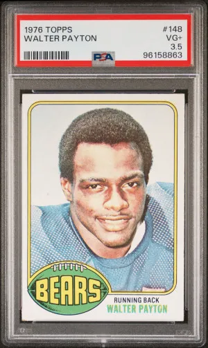 1976 Topps Walter Payton PSA 3.5 front