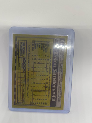 1990 Topps Deion Sanders (RC) #61 back