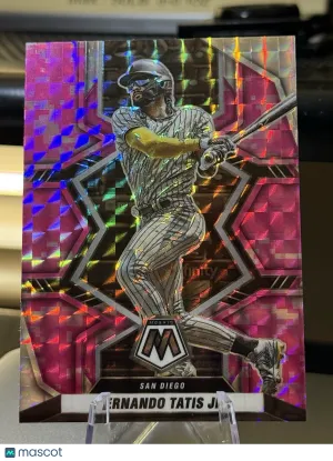 2022 Panini Mosaic - Fernando Tatís Jr. #126 Pink Camo Mosaic Prizm front