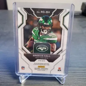 2022 Panini Prizm Rookie Gear Silver Prizm #RG-BH Breece Hall RC back