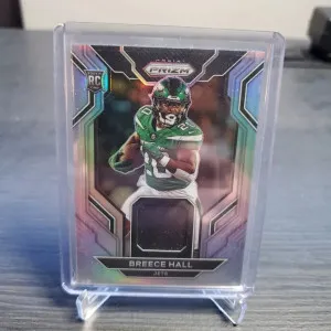 2022 Panini Prizm Rookie Gear Silver Prizm #RG-BH Breece Hall RC front
