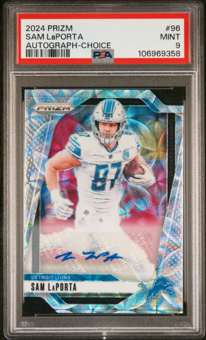2024 Panini Prizm Sam Laporta Autograph-Choice front