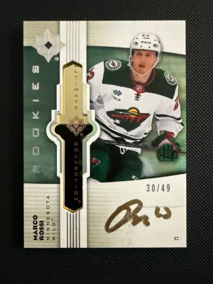 Marco Rossi Ultimate Collection Gold Auto /49 front