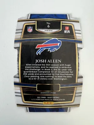 2022 Panini Prizm Select Josh Allen #6 back