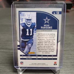 2021 Panini Absolute - Rookies #158 Micah Parsons (RC) back