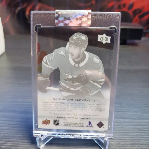 2020-21 Upper Deck Clear Cut - Rookie #CC-CH Sasha Chmelevski (AU, RC) back