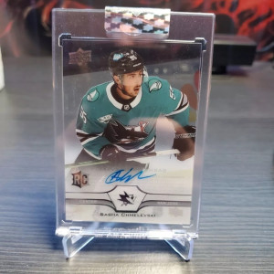 2020-21 Upper Deck Clear Cut - Rookie #CC-CH Sasha Chmelevski (AU, RC) front