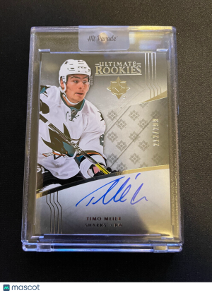 2016-17 Upper Deck Ultimate Collection Rookies Timo Meier Auto #/299 RC Sharks front
