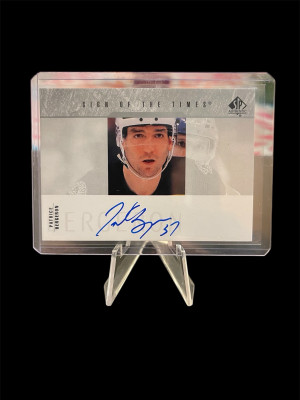 Patrice Bergeron| 23-24 UD SPA Sign Of The Times front