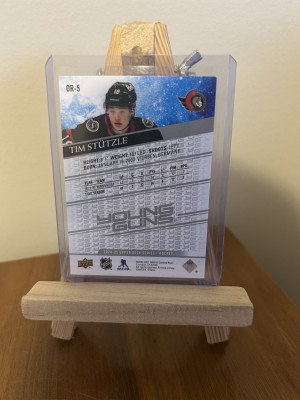 2024-25 Series 1 Tim Stützle Young Guns Silver Outburst #OR-5 back