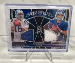 2024 Spectra Rivals Dual Patch Peyton Manning / Eli Manning 26/75 front