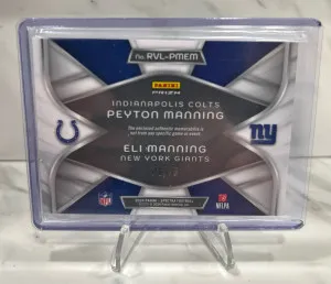 2024 Spectra Rivals Dual Patch Peyton Manning / Eli Manning 26/75 back