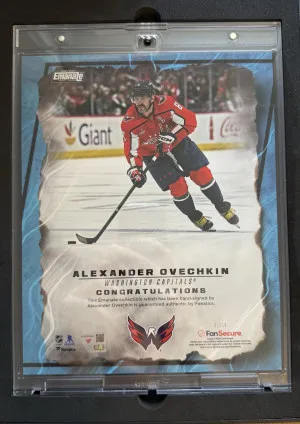 2024-25 Fanatics Under Wraps Emanate Alexander Ovechkin Auto /10 back