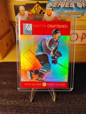 1997-98 Donruss Elite Teemu Selanme Master Craftsmen /100-SP CLEAN front