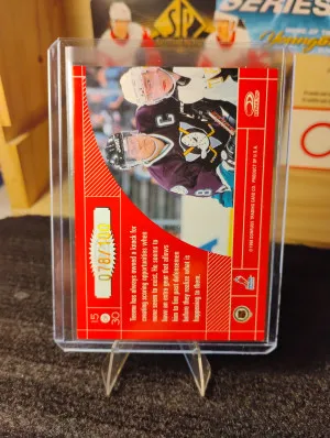1997-98 Donruss Elite Teemu Selanme Master Craftsmen /100-SP CLEAN back