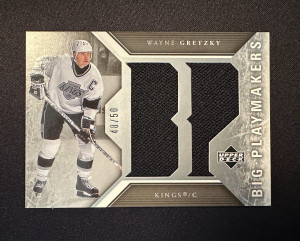 2005 2006 UD Hockey Big Playmakers B-WG Wayne Gretzky 48/50 front